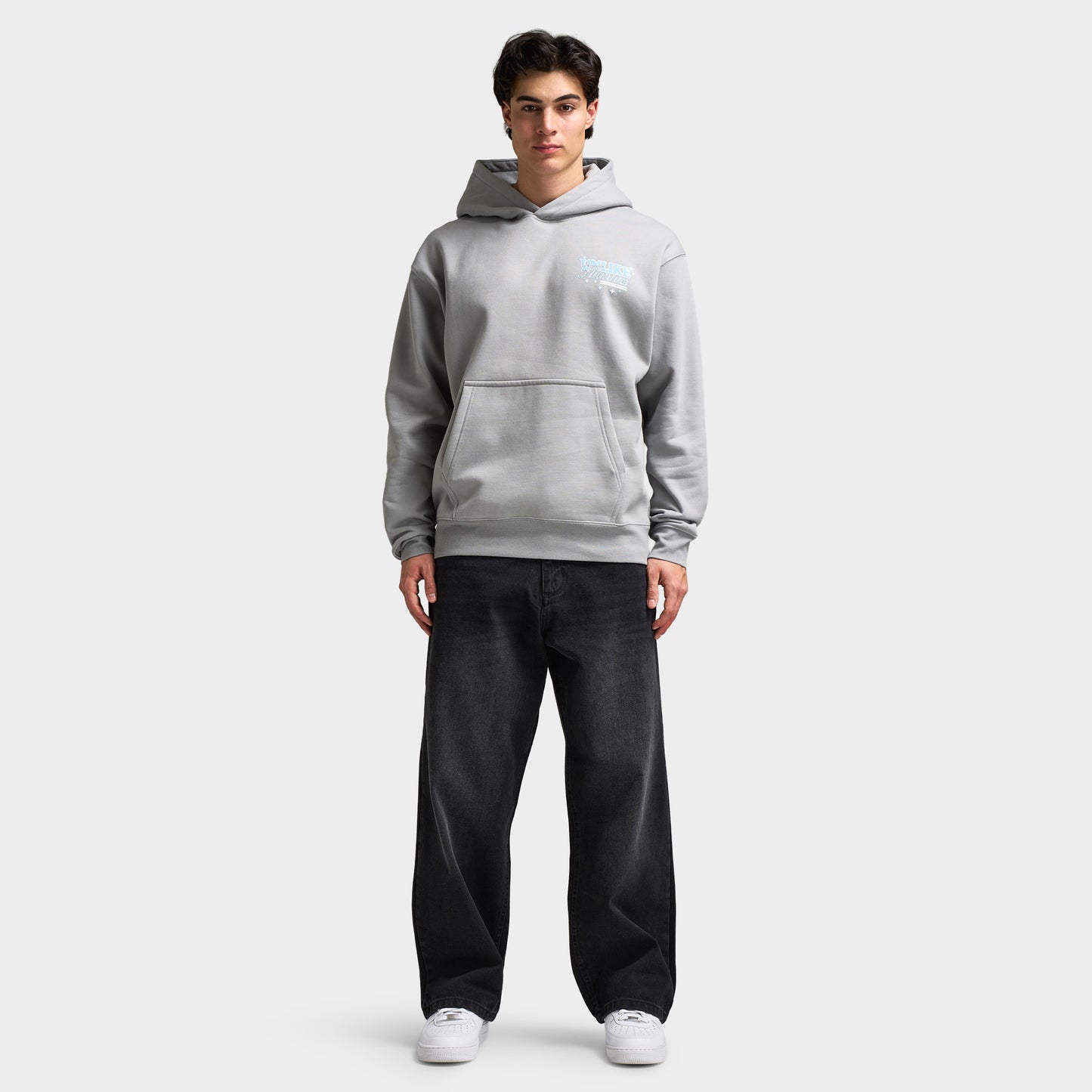 Unlike Humans Service Hoodie / Ultimate Gray