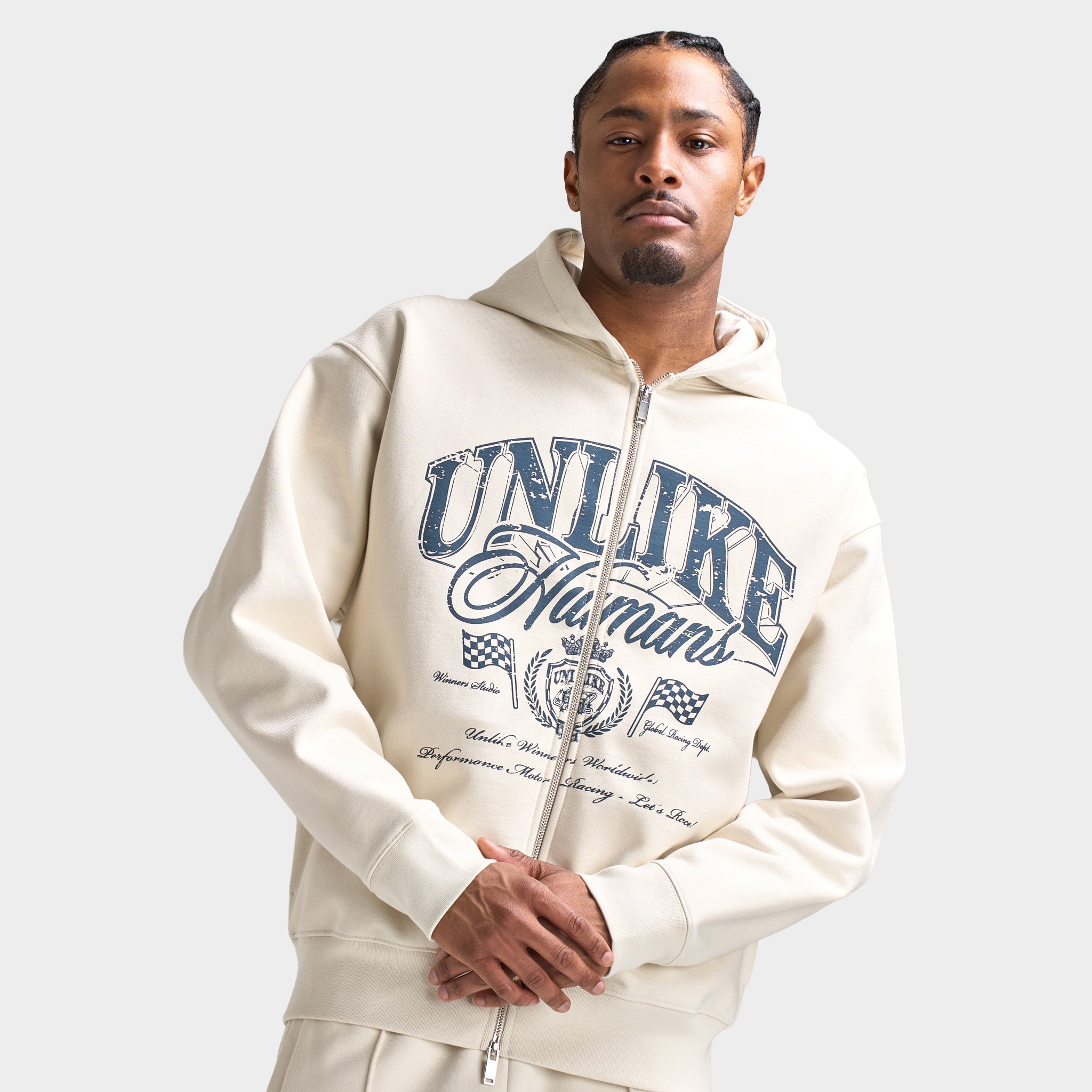 Unlike Humans Motor Sweatshirt / Light Grey – JD Sports