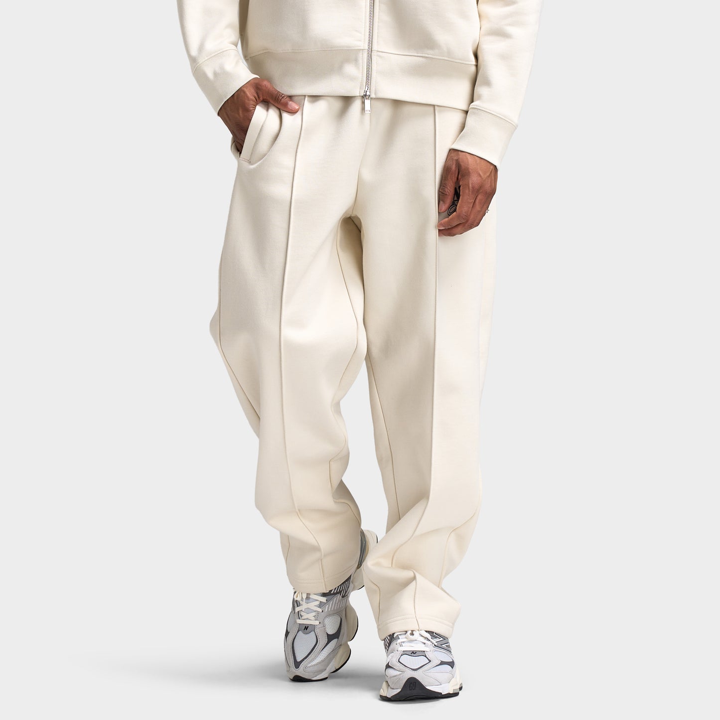 Unlike Humans Hommes Pantalon Jogger Moteur / Gris clair