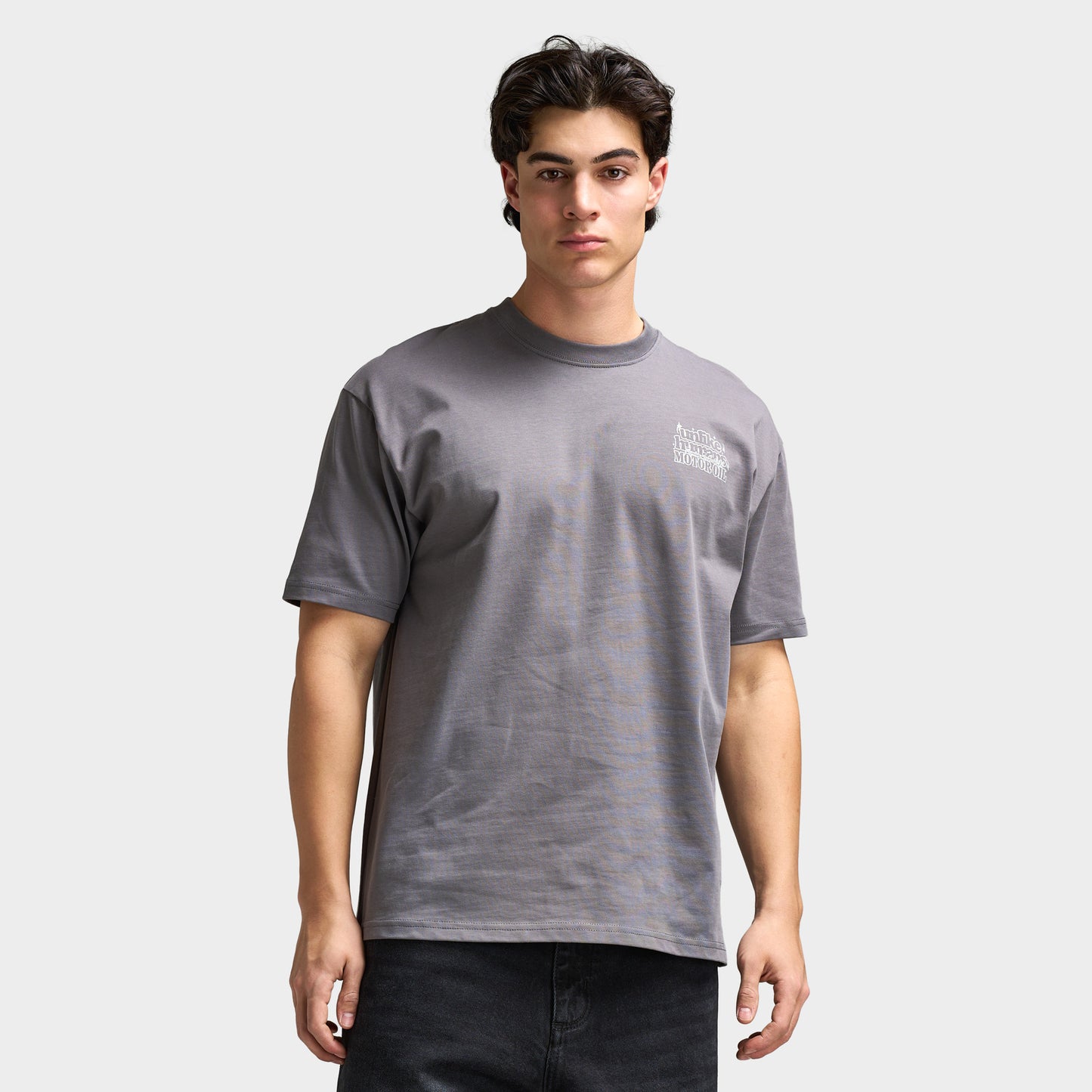 Unlike Humans Men's Graphic Tee / Grey