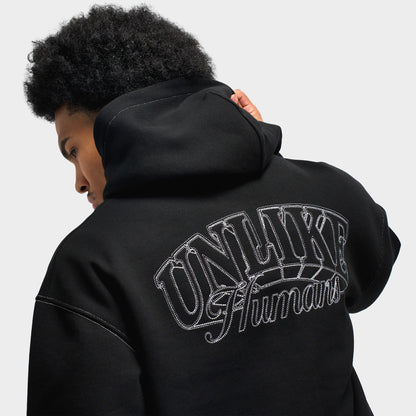 Unlike Humans Whitting 2.0 Full-Zip Hoodie / Black