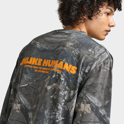 Unlike Humans Wessex Longsleeve Tee / Woodland