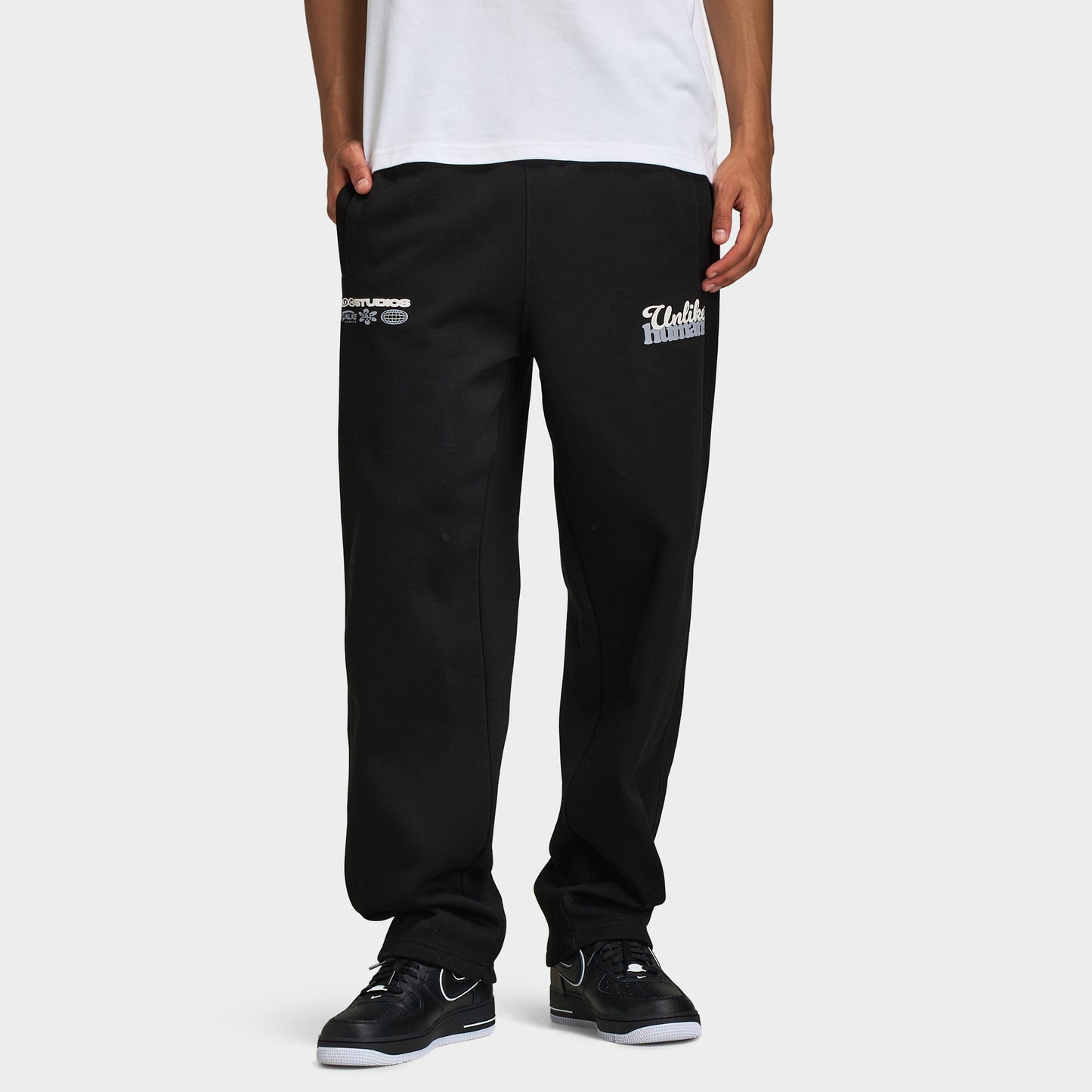 Unlike Humans Pantalon Idée / Noir