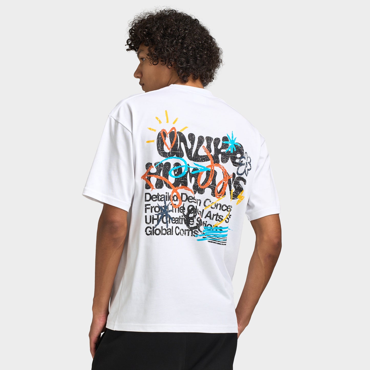 Unlike Humans T-shirt Fleur / Blanc Optique