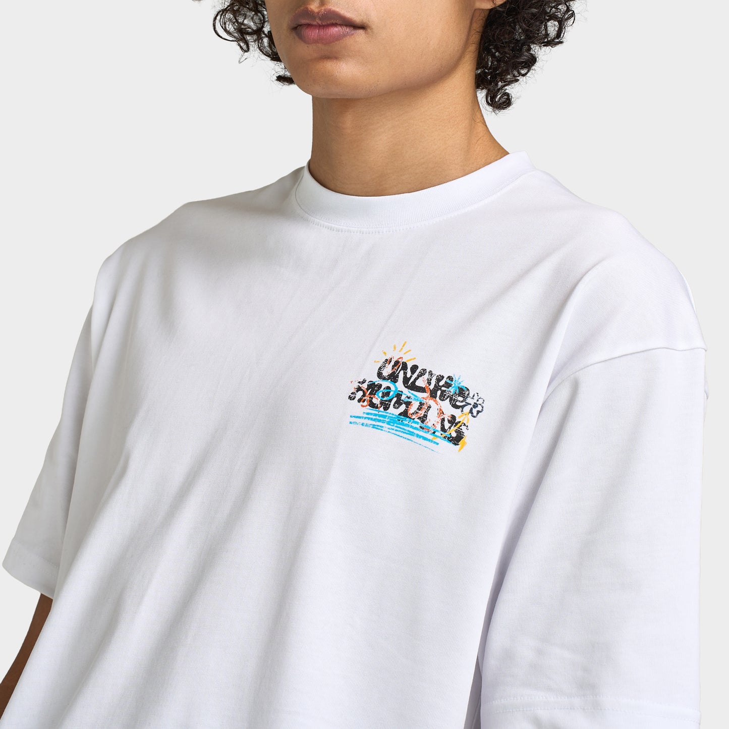 Unlike Humans T-shirt Fleur / Blanc Optique