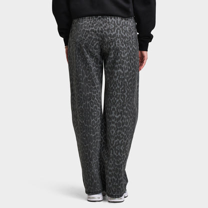 Unlike Humans Women's Jeans / Black Leopard Wash