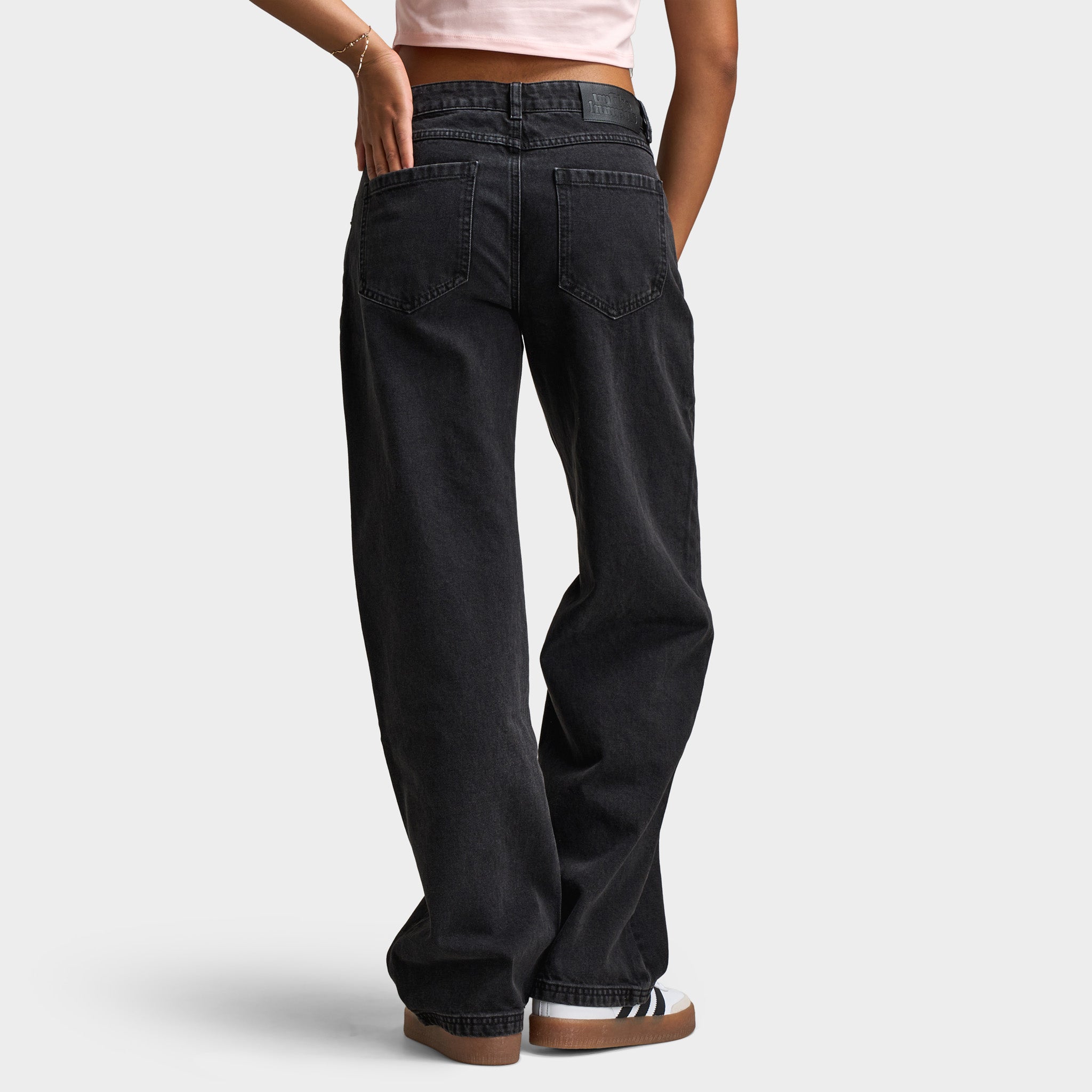 Unlike Humans Women's Unlike Mid Rise Jeans / Washed Black – JD Sports
