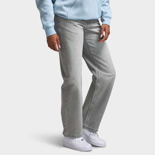 Unlike Humans Femmes Jean taille mi-haute / Délavage gris