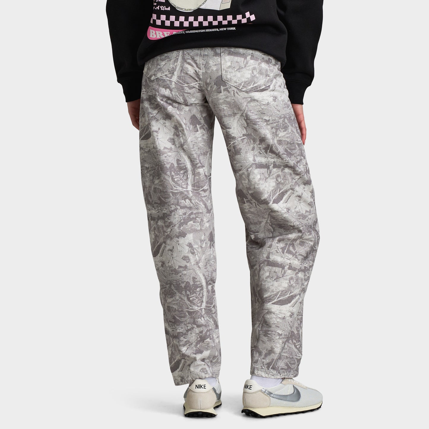 Unlike Humans Femmes Jean Baggy / Délavage Camouflage Real Tree