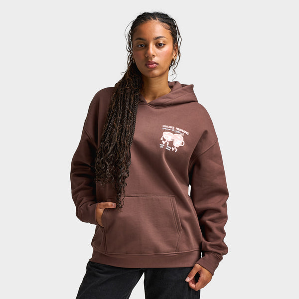 Unlike Humans Women's Coffee Overhead Hoodie / French Roast – JD