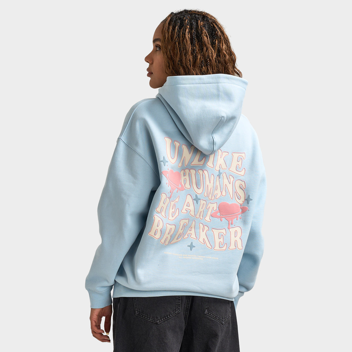 Unlike Humans Top Unlike Humans Women's Wave Pullover Hoodie / Blue – JD Sports