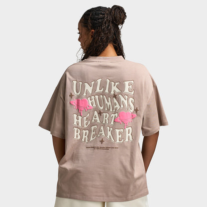 Unlike Humans Women's Wave Tee / Goat