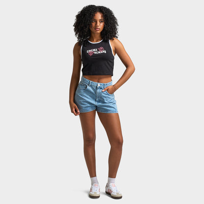 Unlike Humans Women's Humans Tank Black / White