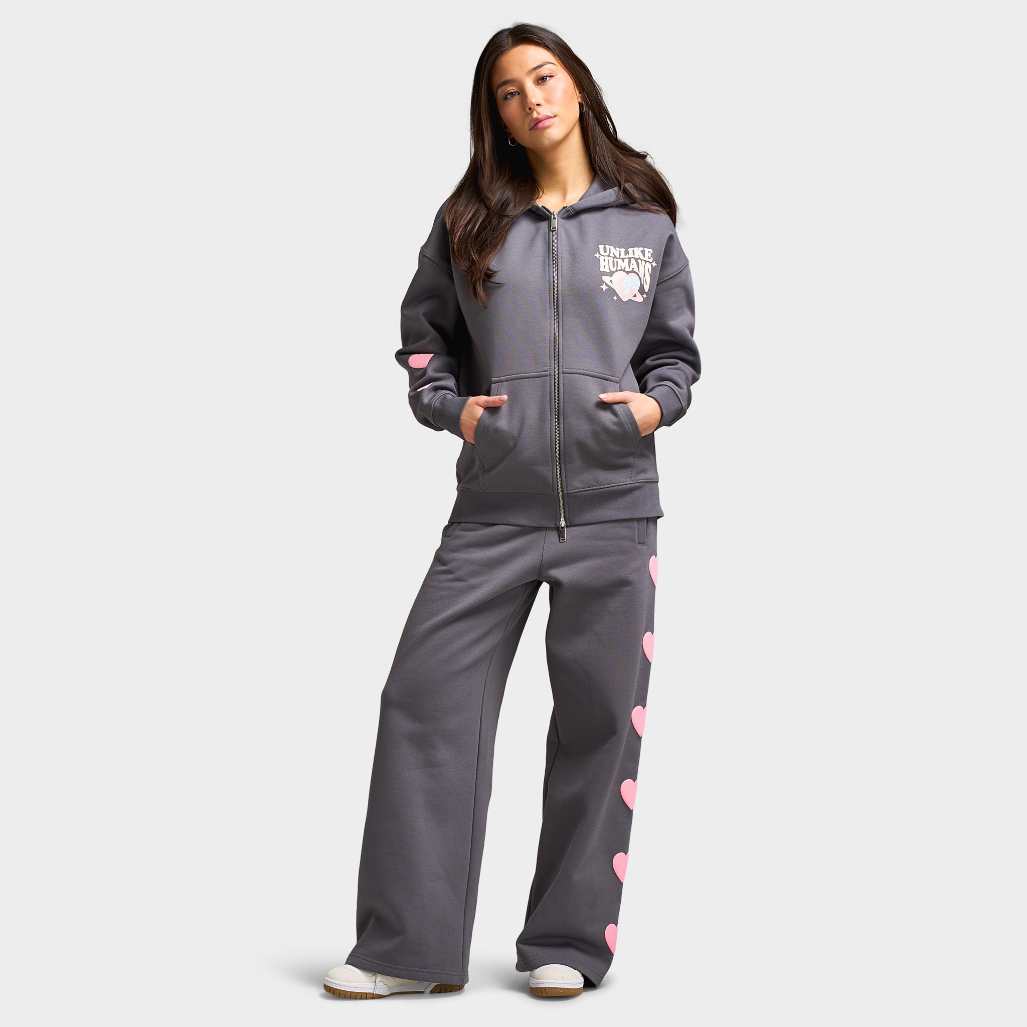 hada Unlike Humans Women's Protect Star Full-Zip Hoodie / Castlerock
