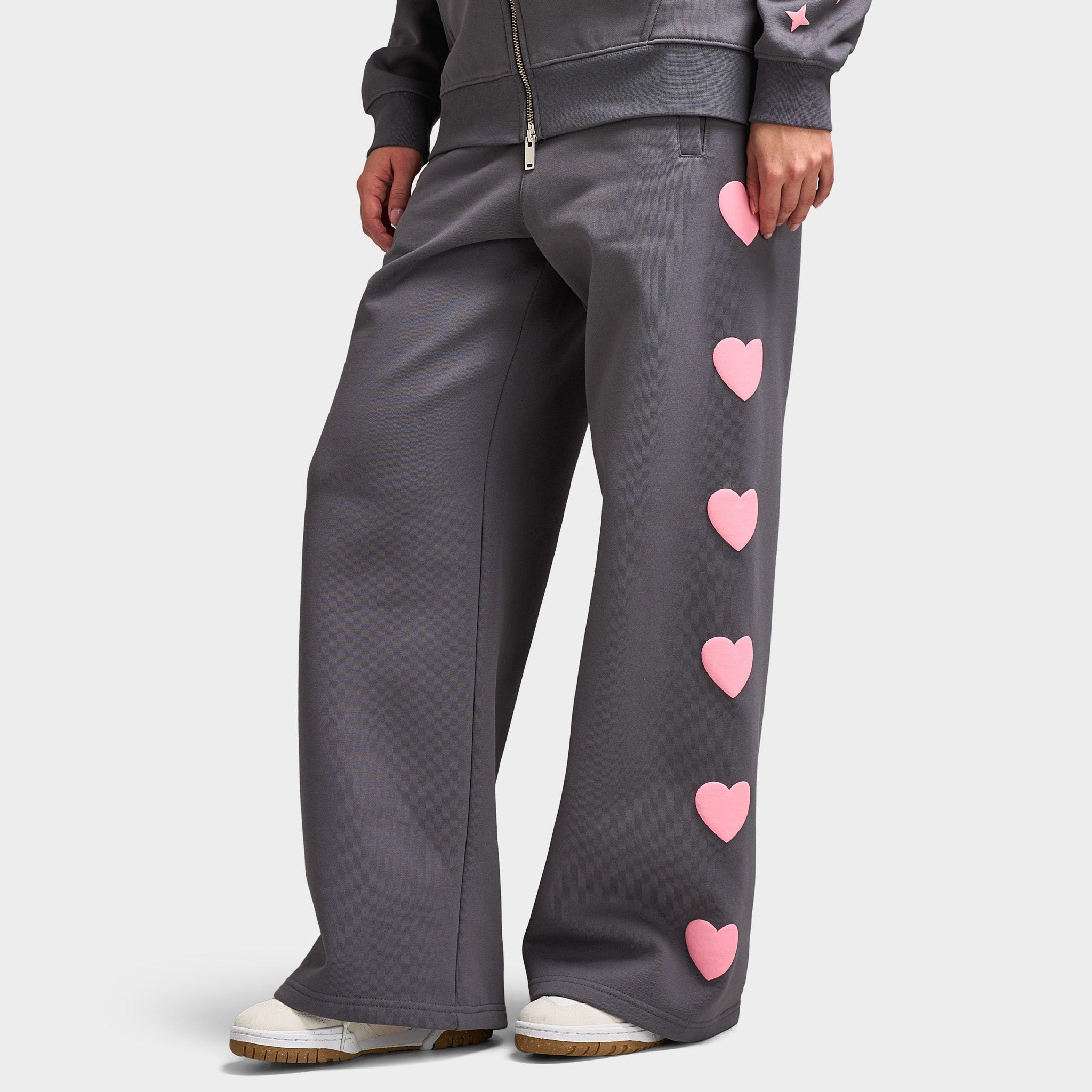 Unlike Humans Core Heart Wide Leg Pant / Castlerock – JD Sports