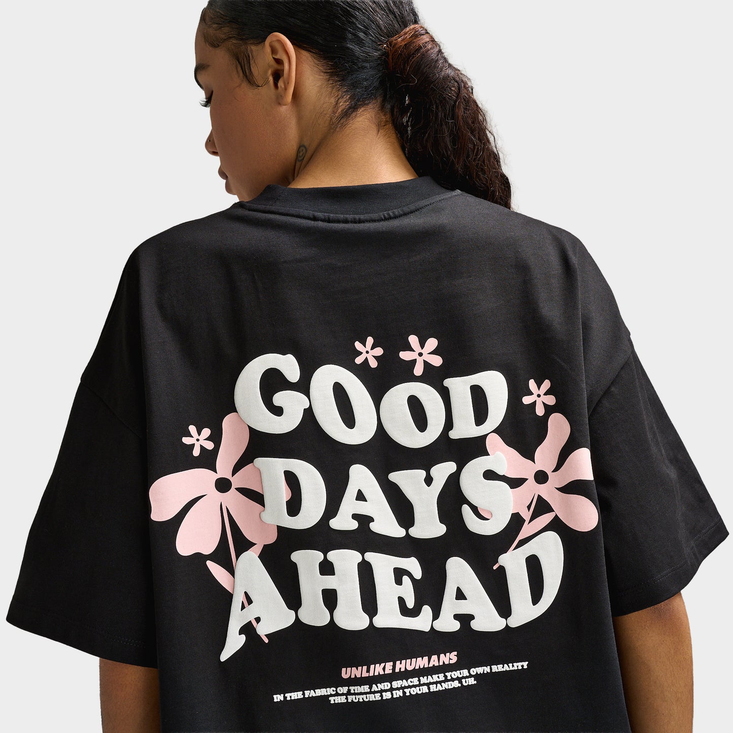 Unlike Humans Days T-shirt / Noir