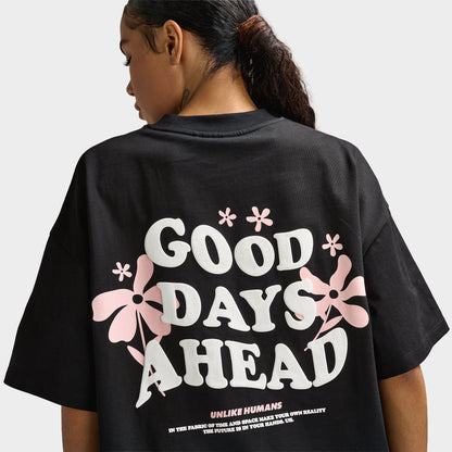 Unlike Humans Days T-shirt / Noir