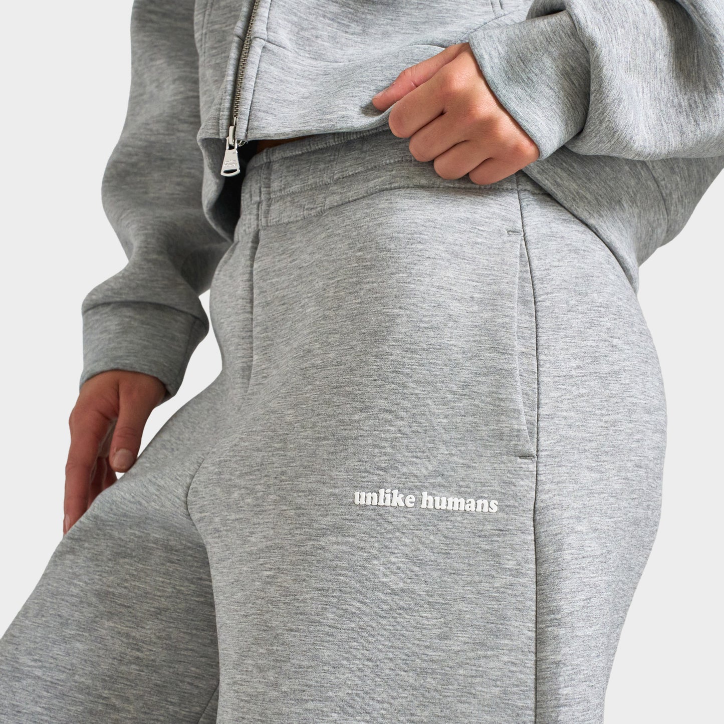 Unlike Humans Pantalon Bemis / Gris Clair Chiné