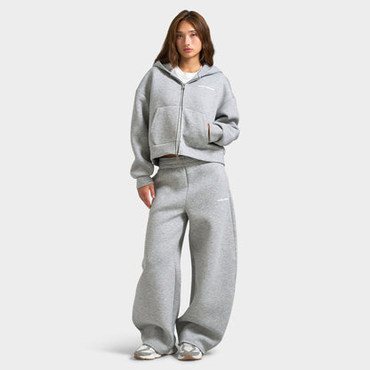 Unlike Humans Veste Zippée Bemis / Gris Clair Chiné