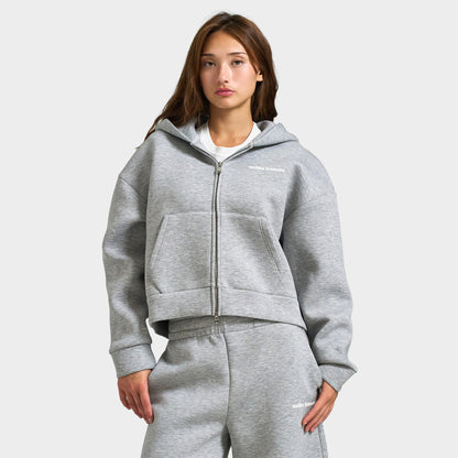 Unlike Humans Veste Zippée Bemis / Gris Clair Chiné