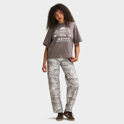 Unlike Humans Women's Beach Bar T-Shirt / Organic Gray