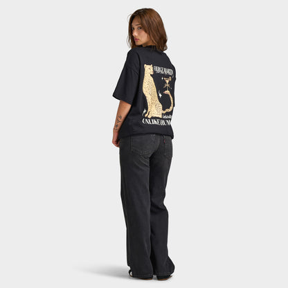 Unlike Humans T-shirt Graphique Féroce /  Noir