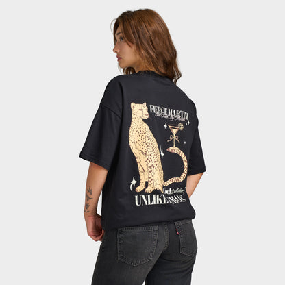 Unlike Humans T-shirt Graphique Féroce /  Noir