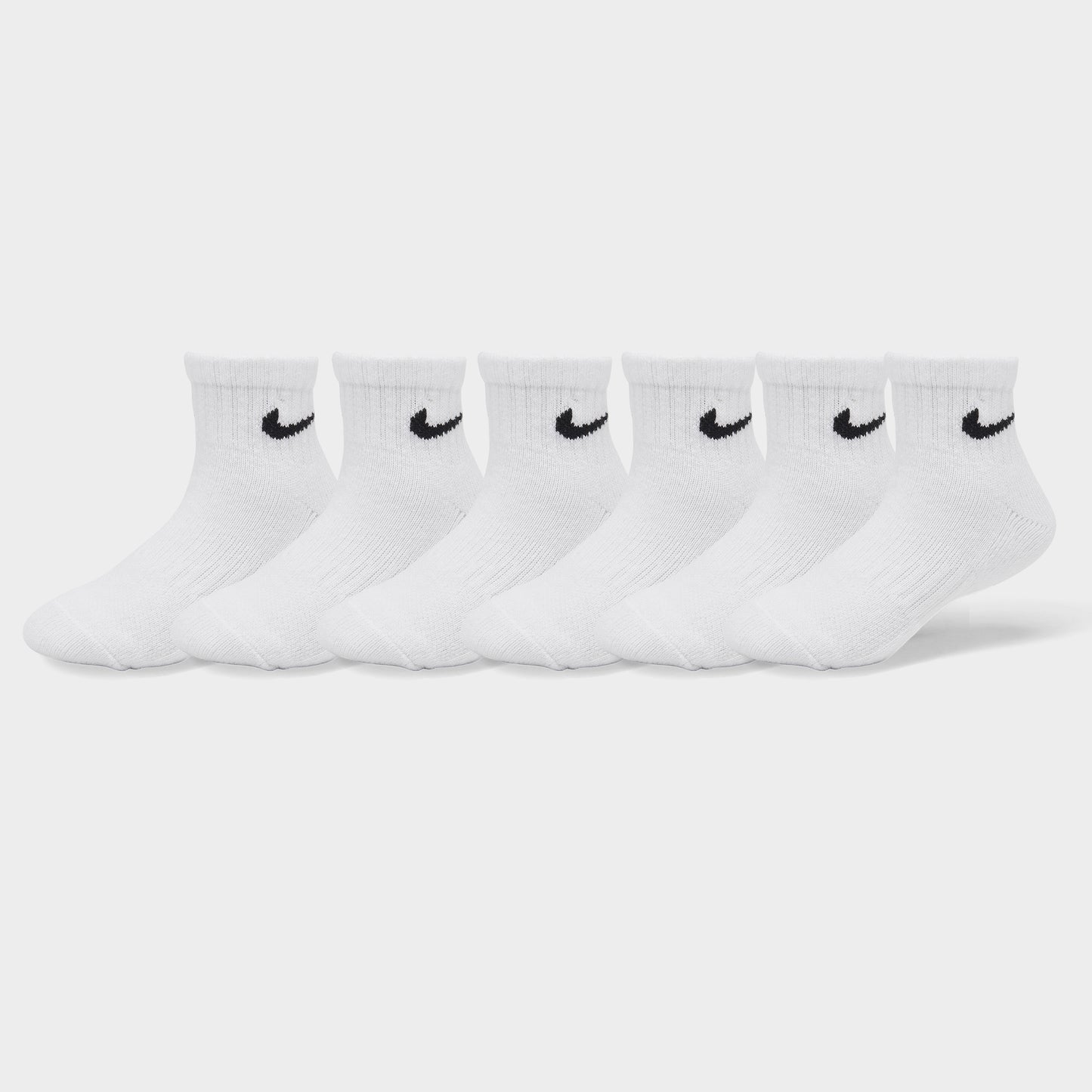 Nike Children's Performance Ankle Socks (6 PK) / White