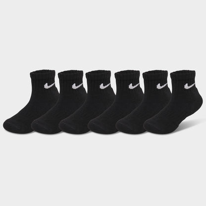 Nike Children's Performance Ankle Socks (6 PK)/ Black