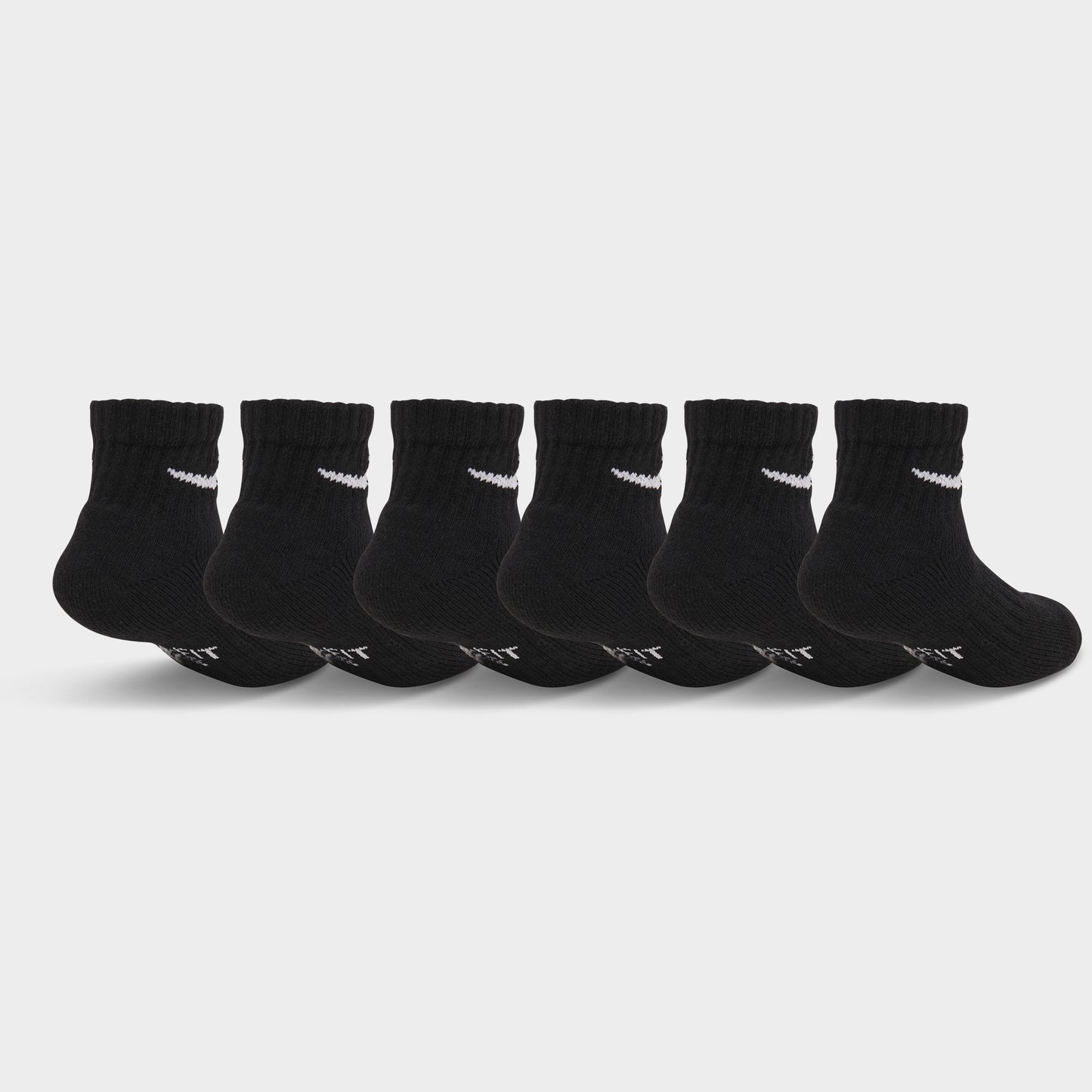 Nike Children's Performance Ankle Socks (6 PK)/ Black