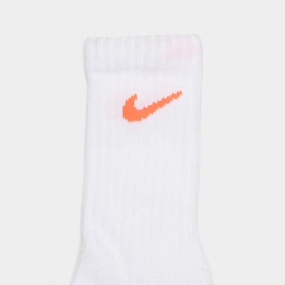 Nike Children's Performance Crew Socks (6 PK) White / Multi