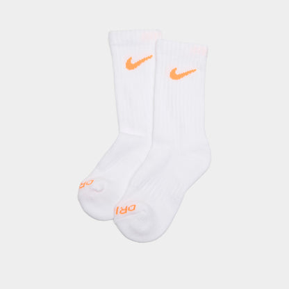 Nike Children's Performance Crew Socks (6 PK) White / Multi