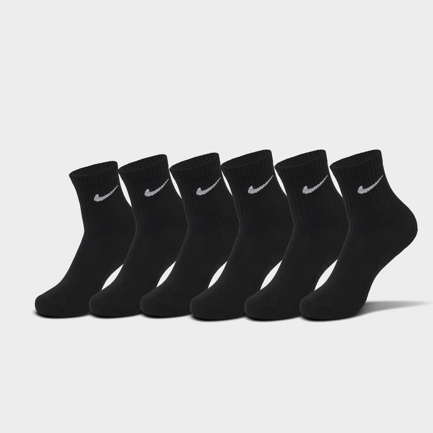 Nike Children's Performance Crew Socks (6 Pack) / Black