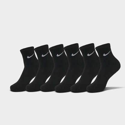 Nike Children's Performance Crew Socks (6 Pack) / Black