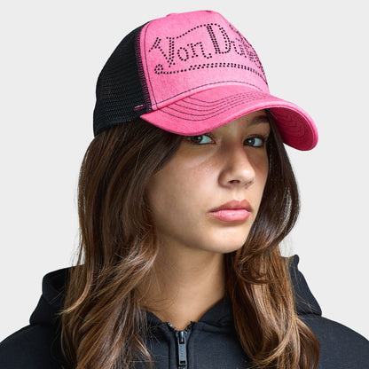Von Dutch Bling Casquette Camionneur / Rose
