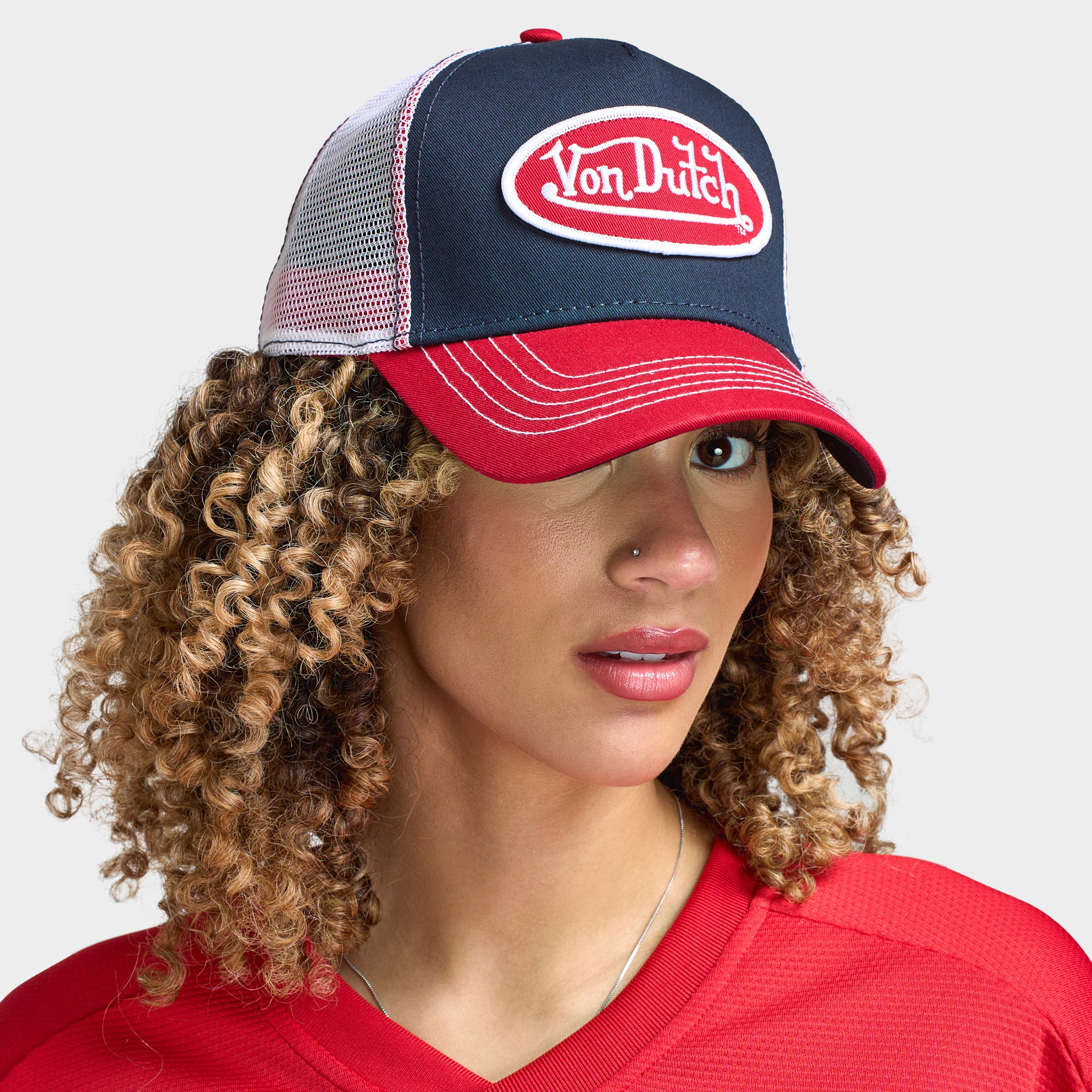Von Dutch Staple Trucker / Team Red – JD Sports