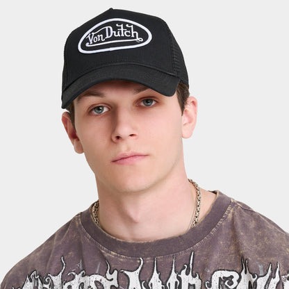 Von Dutch Staple Trucker Black / White