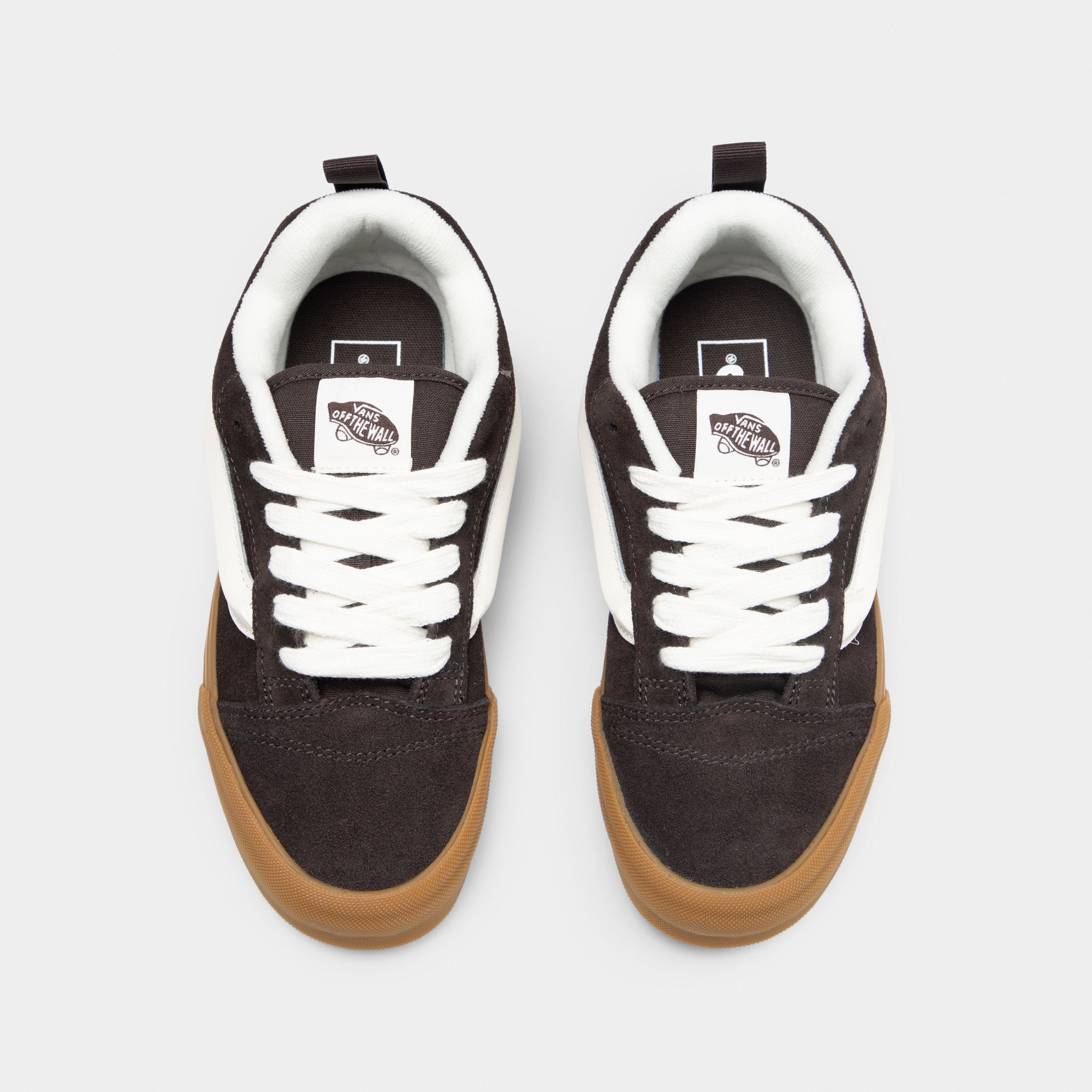 Vans Knu Skool Brown / White - Gum – JD Sports