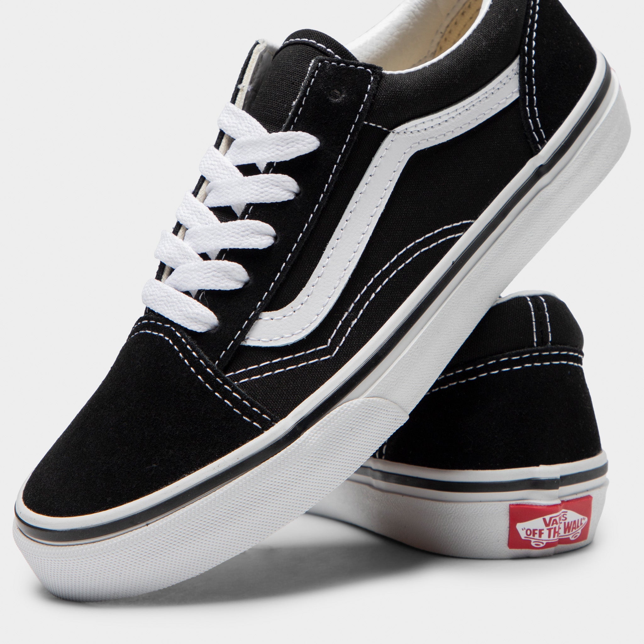Vans Juniors' Old Skool Black / White – JD Sports