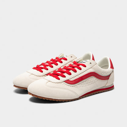 Vans Super Lowpro Suede Marshmallow / Racing Red