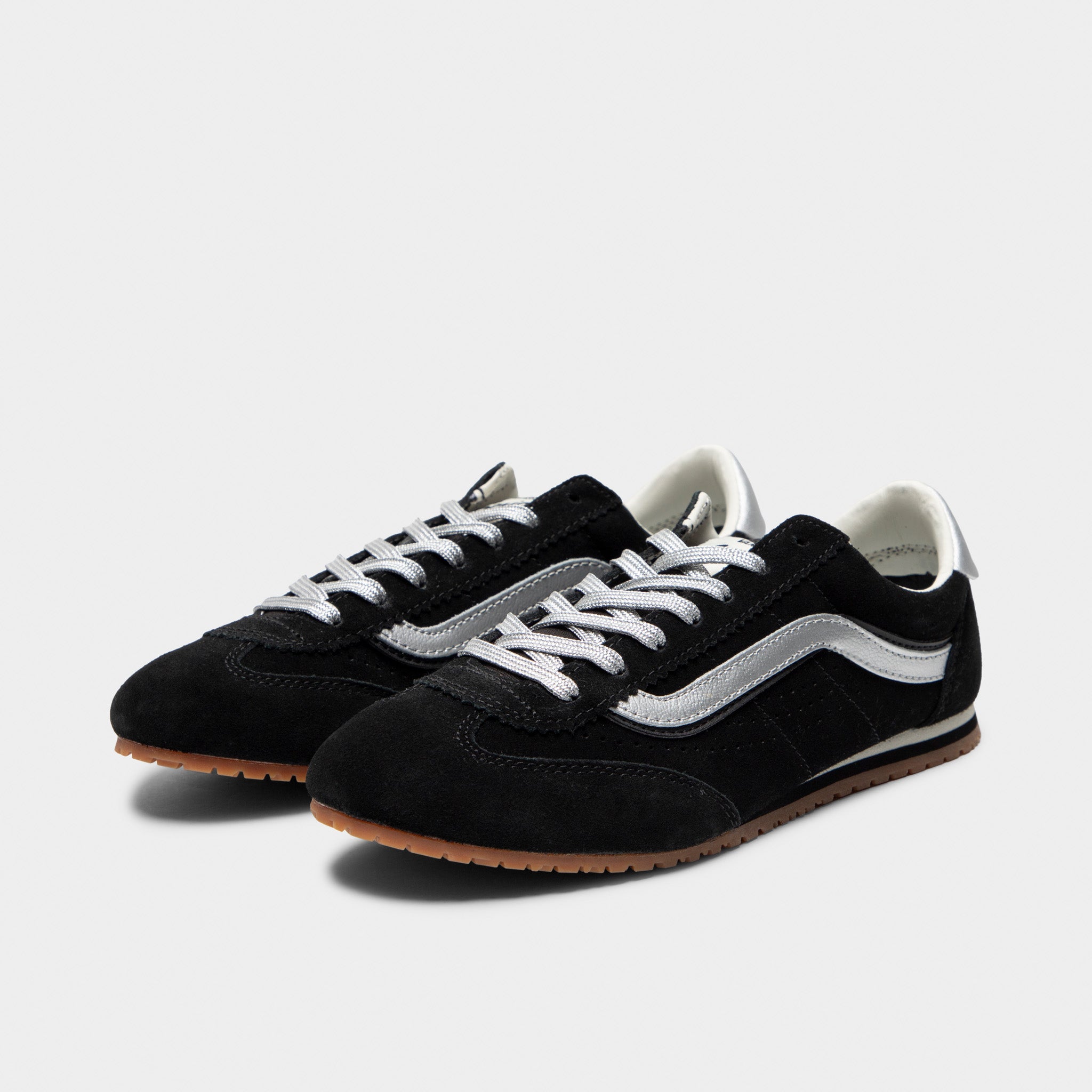 Vans Super Lowpro / Suede Black - Silver – JD Sports