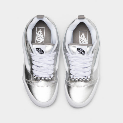 Vans Knu Skool / Metallic Leather Silver