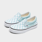 Pastel blue checkered on sale vans