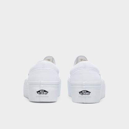 Vans Classic Slip-On Stackform Blanc / Blanc