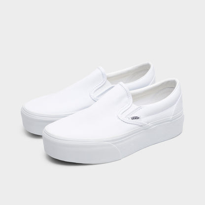 Vans Classic Slip-On Stackform Blanc / Blanc