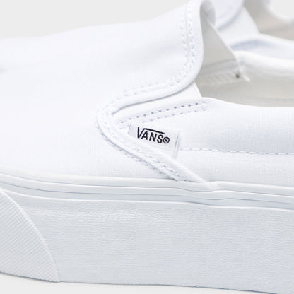 Vans Classic Slip-On Stackform Blanc / Blanc