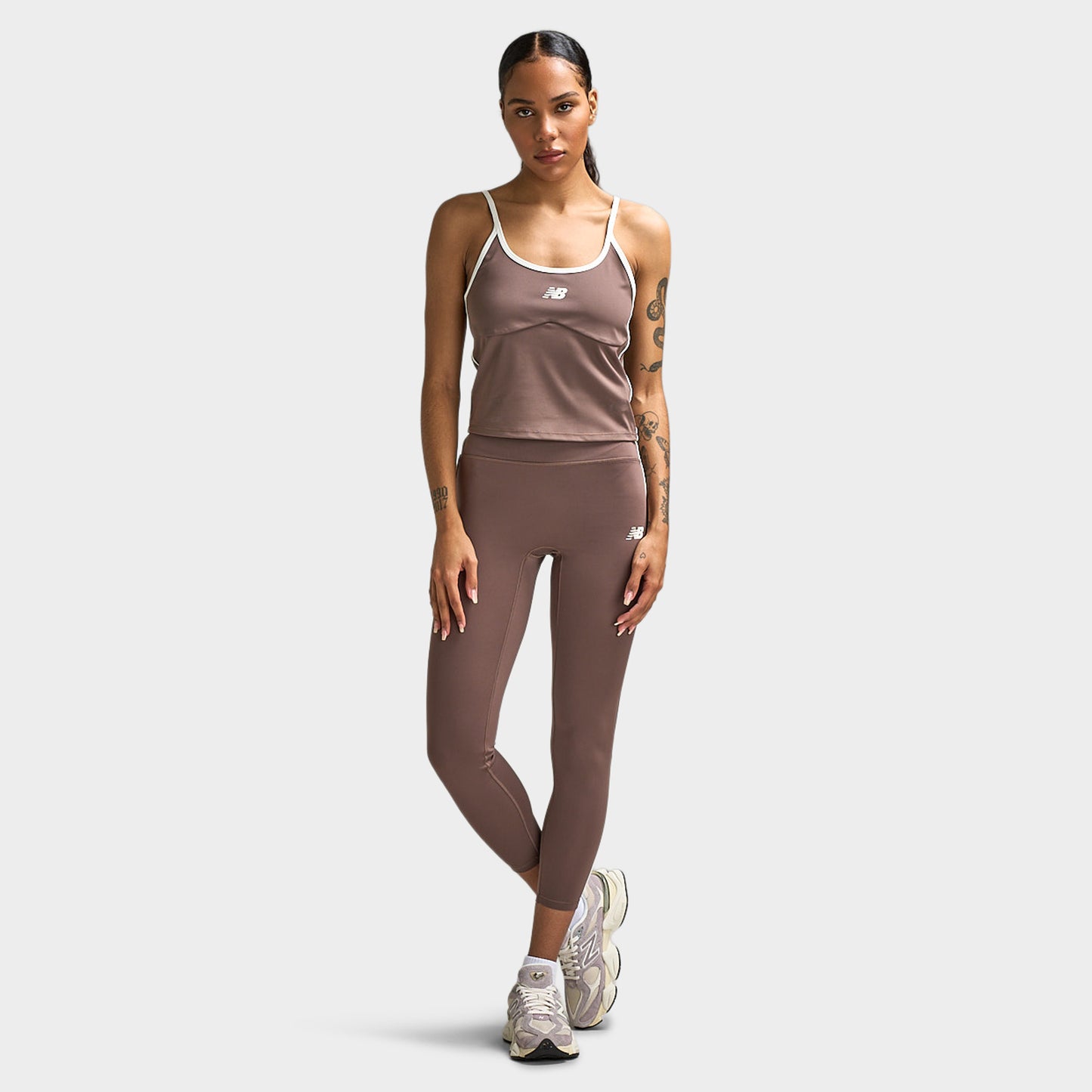 New Balance Legging Liseré Cortado / Sel de mer