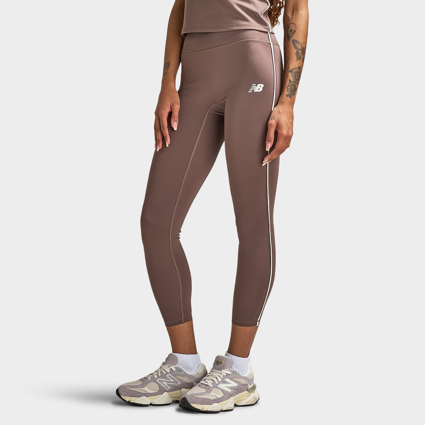 New Balance Legging Liseré Cortado / Sel de mer