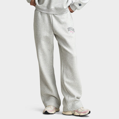 New Balance Varsity Wide Leg Jogger / Ash Heather