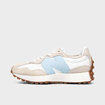 New Balance Women's 327 Tan / Light Blue